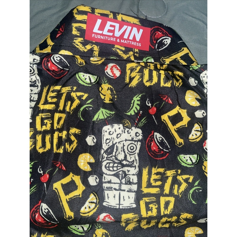 Pittsburgh Pirates Button Up Hawaiian Shirt Mens Size Small AOP SGA MLB - Picture 5 of 6